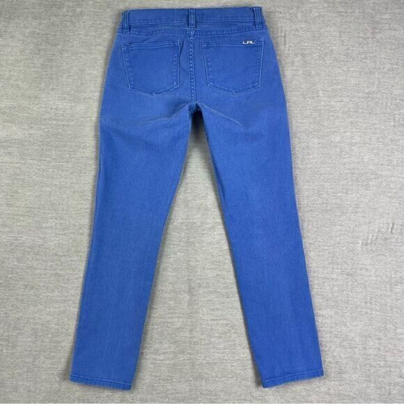Lauren Ralph Lauren Blue Modern Straight Ankle Jeans Women’s Size 2P - Picture 1 of 10
